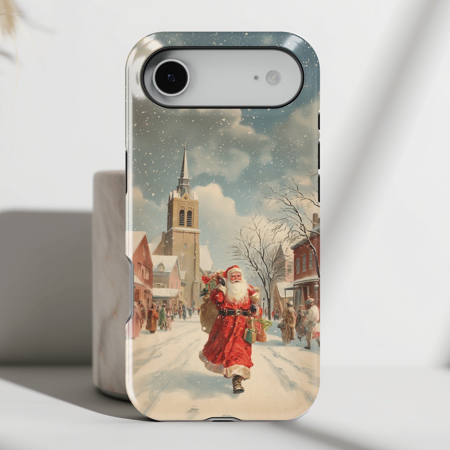 Santa’s Stroll Design iPhone Case