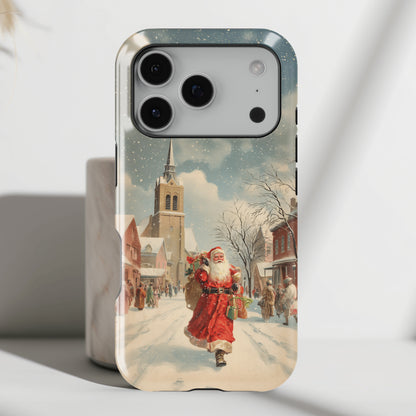 Santa’s Stroll Design iPhone Case