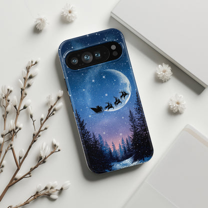 Santa’s Flight Design Phone Case for Google Pixel