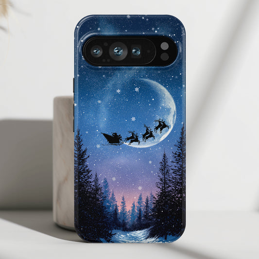 Santa’s Flight Design Phone Case for Google Pixel