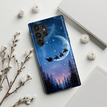 Santa’s Flight Design Phone Case for Galaxy S series Phones