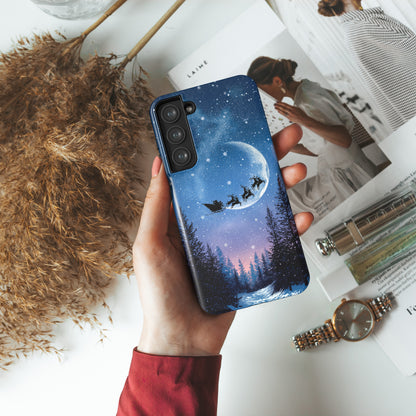 Santa’s Flight Design Phone Case for Galaxy S series Phones