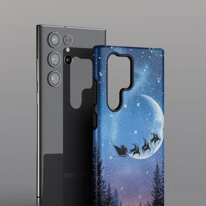 Santa’s Flight Design Phone Case for Galaxy S series Phones