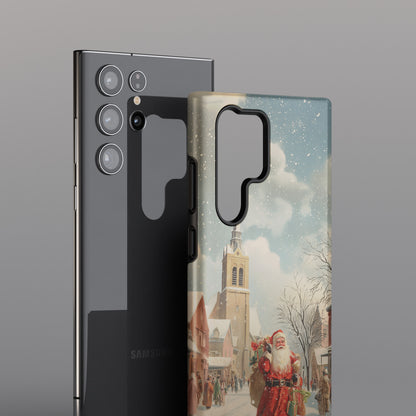 Santa’s Stroll Design Phone Case for Galaxy S series Phones