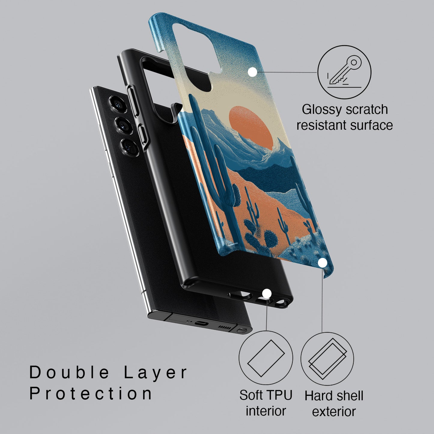 Sedona Sunset Design Phone Case for Galaxy S series Phones