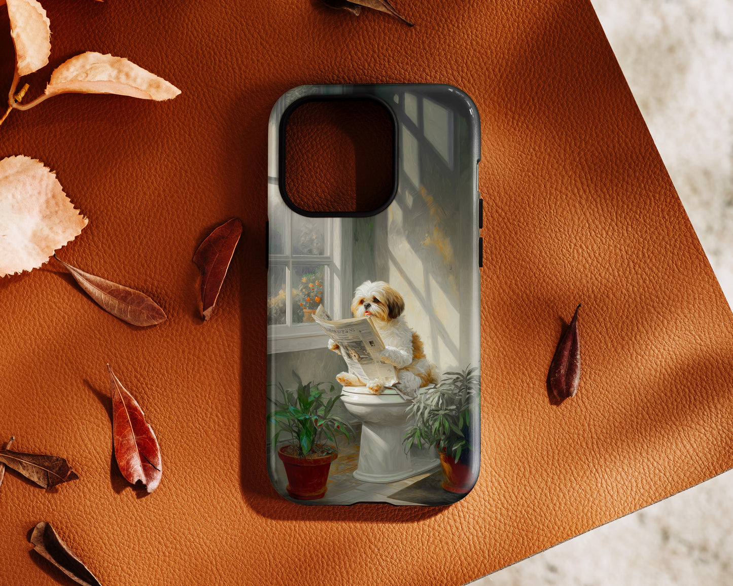 Serious Business (Shih Tzu) Design iPhone Case