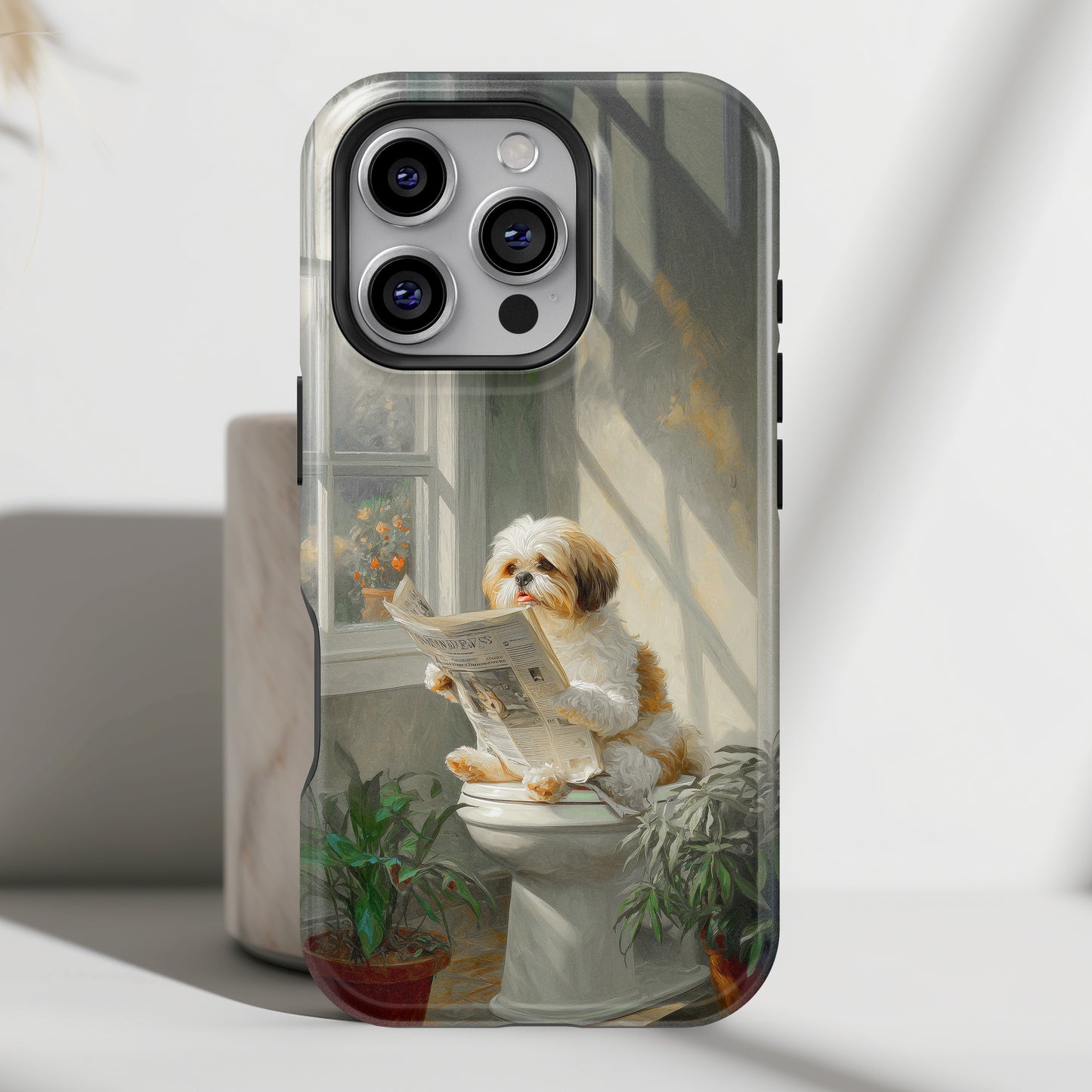Serious Business (Shih Tzu) Design iPhone Case
