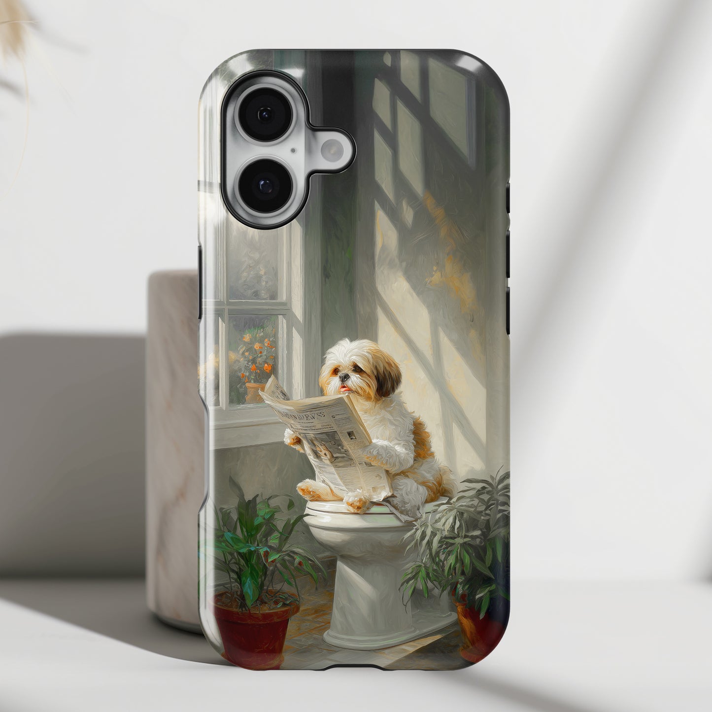 Serious Business (Shih Tzu) Design iPhone Case