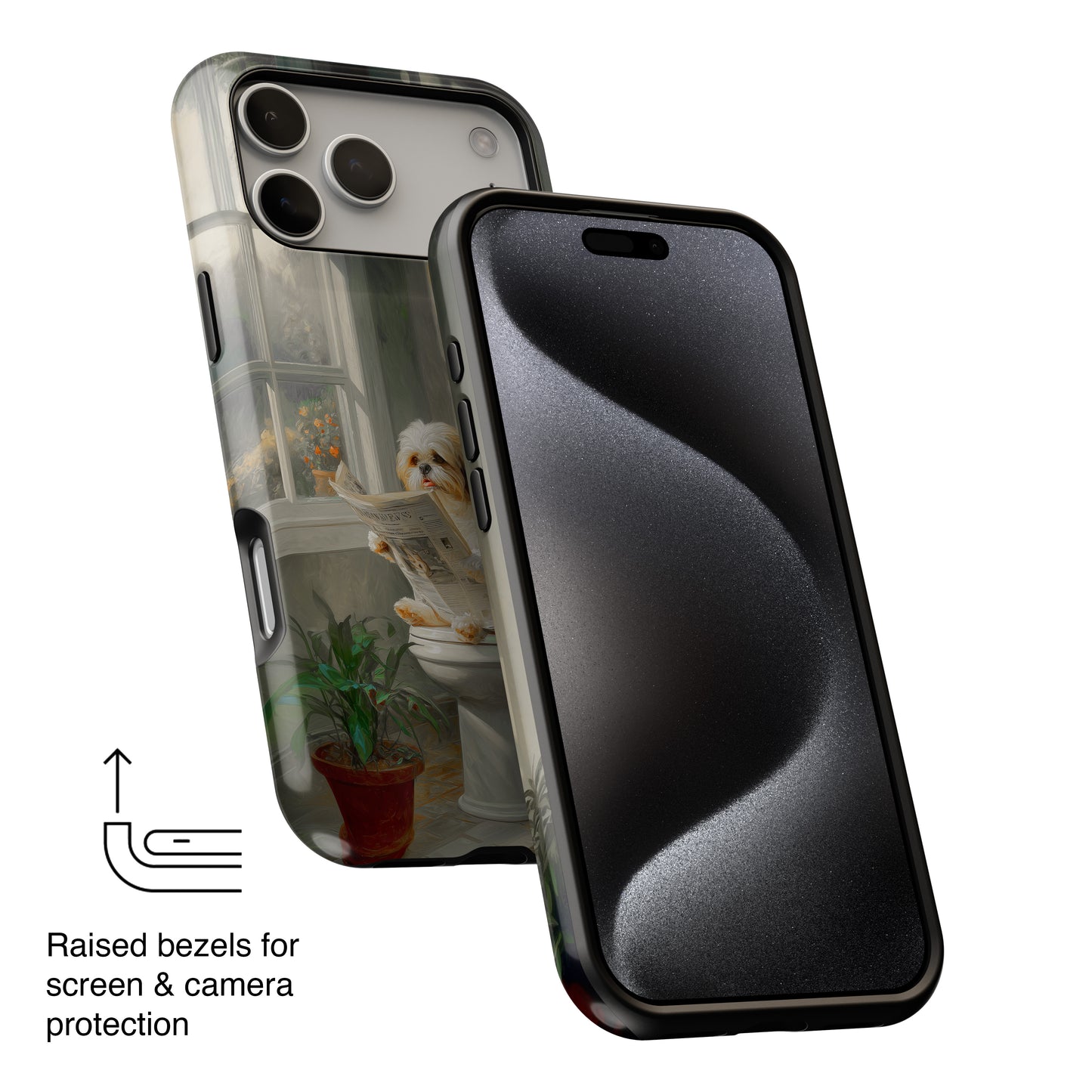 Serious Business (Shih Tzu) Design iPhone Case