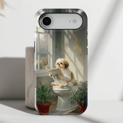 Serious Business (Shih Tzu) Design iPhone Case