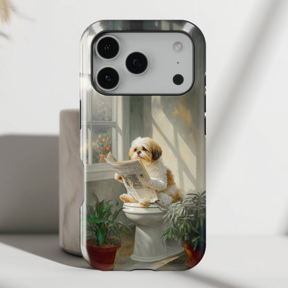 Serious Business (Shih Tzu) Design iPhone Case