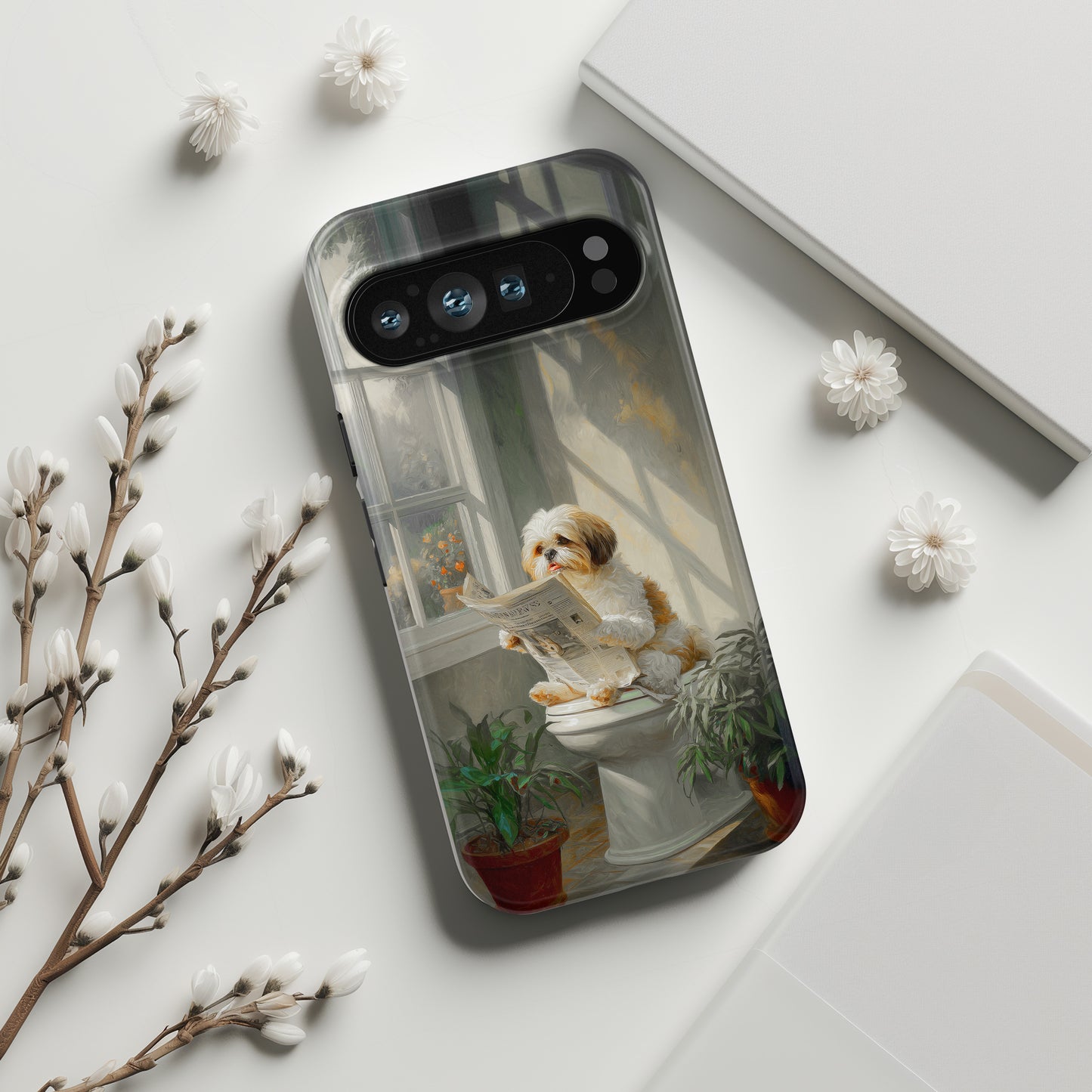 Serious Business (Shih Tzu) Design Phone Case for Google Pixel