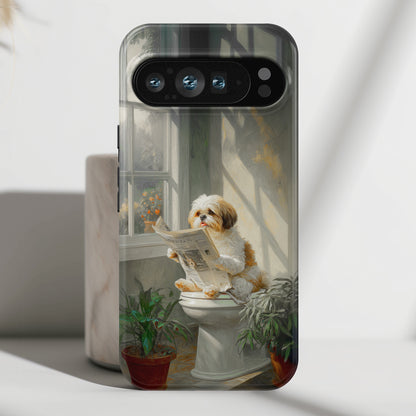 Serious Business (Shih Tzu) Design Phone Case for Google Pixel