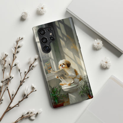 Serious Business (Shih Tzu) Design Phone Case for Galaxy S series Phones