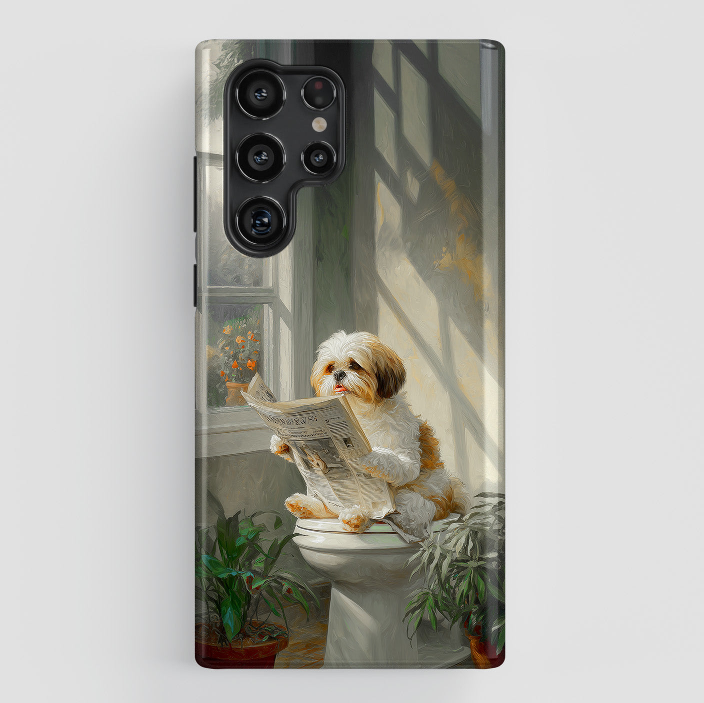 Serious Business (Shih Tzu) Design Phone Case for Galaxy S series Phones