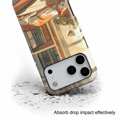Sleeping Cat Design iPhone Case