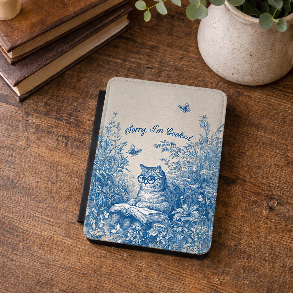 Sorry I'm Booked Design Kindle Case