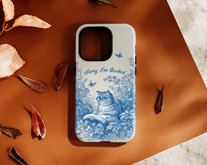 Sorry I'm Booked Design iPhone Case