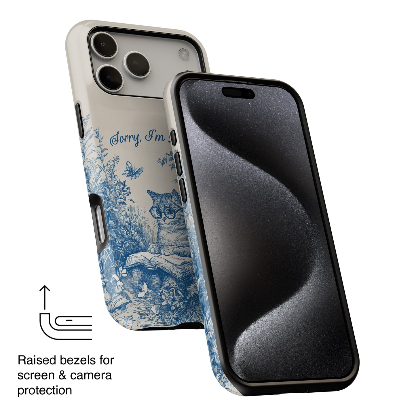Sorry I'm Booked Design iPhone Case