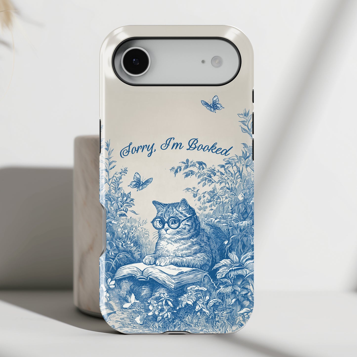 Sorry I'm Booked Design iPhone Case
