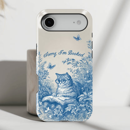 Sorry I'm Booked Design iPhone Case