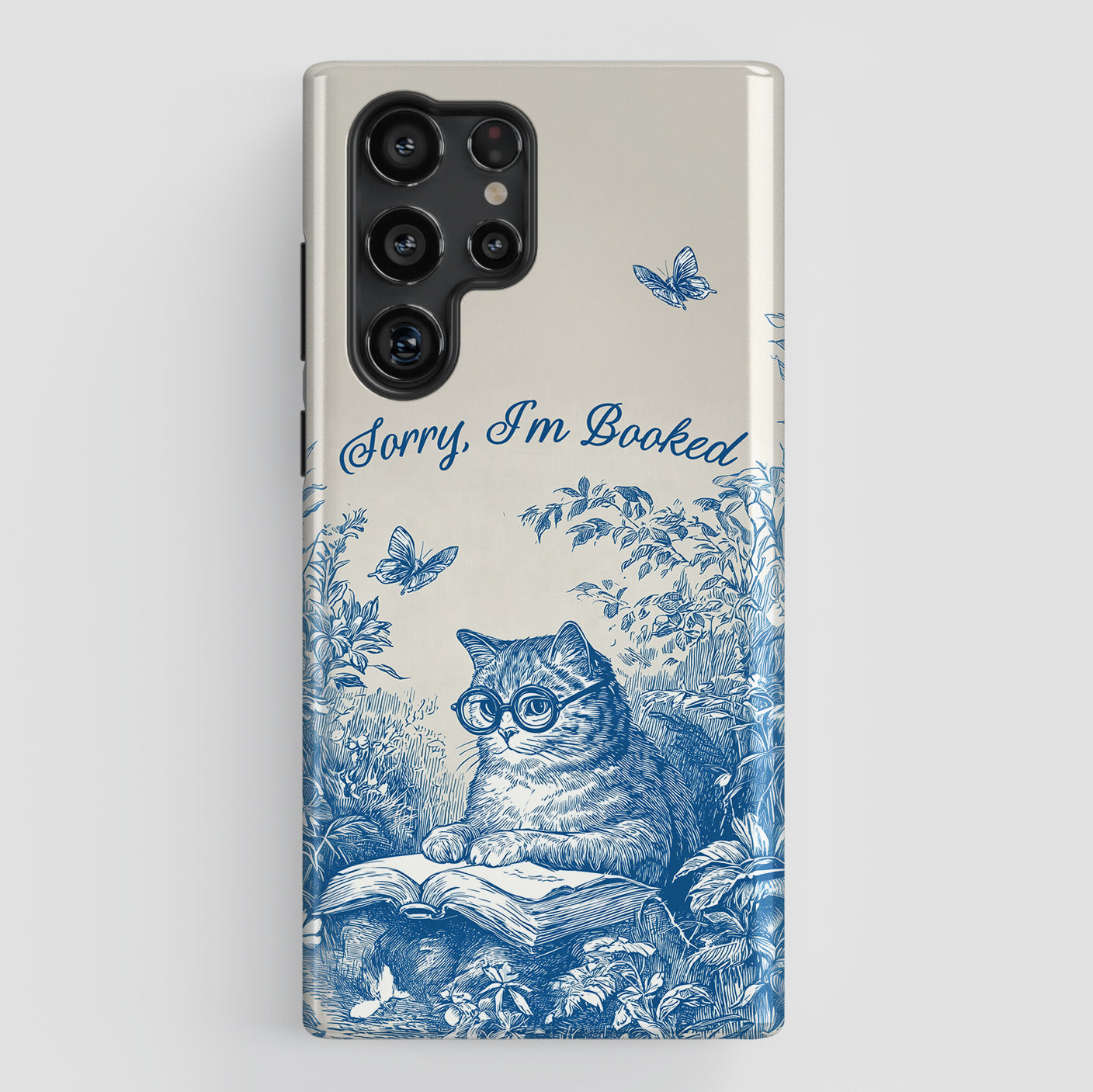 Sorry I'm Booked Design Phone Case for Galaxy S series Phones