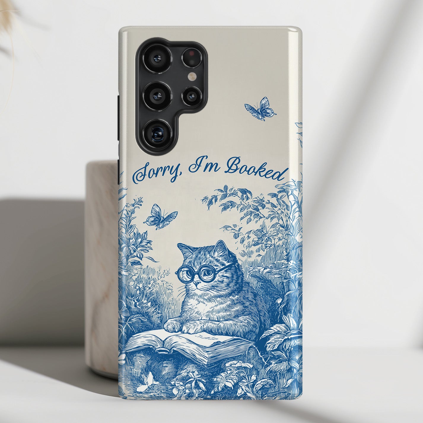 Sorry I'm Booked Design Phone Case for Galaxy S series Phones
