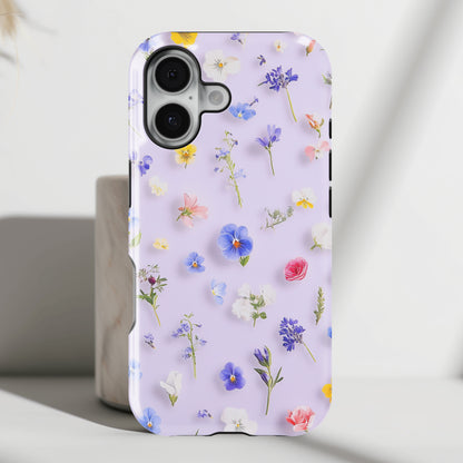 Spring Wildflowers Design iPhone Case