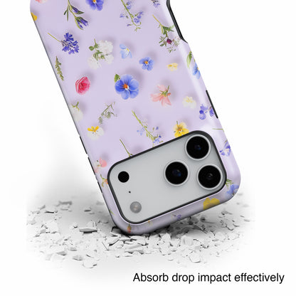 Spring Wildflowers Design iPhone Case
