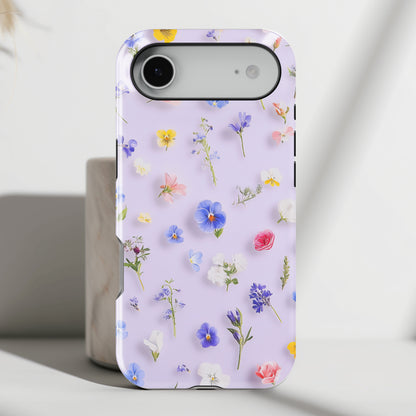 Spring Wildflowers Design iPhone Case