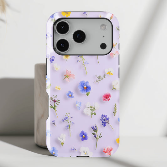 Spring Wildflowers Design iPhone Case