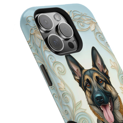 The Elegant Filigree – Custom Pet Portrait iPhone Case