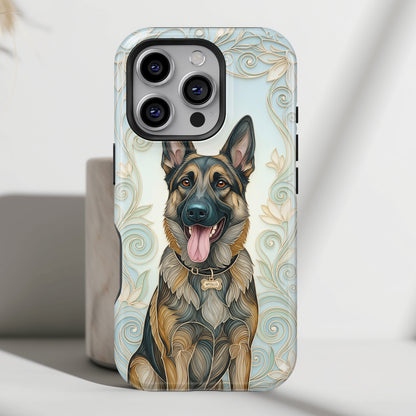 The Elegant Filigree – Custom Pet Portrait iPhone Case