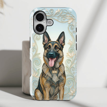 The Elegant Filigree – Custom Pet Portrait iPhone Case