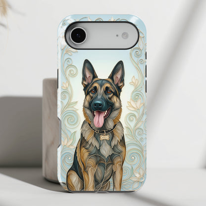 The Elegant Filigree – Custom Pet Portrait iPhone Case