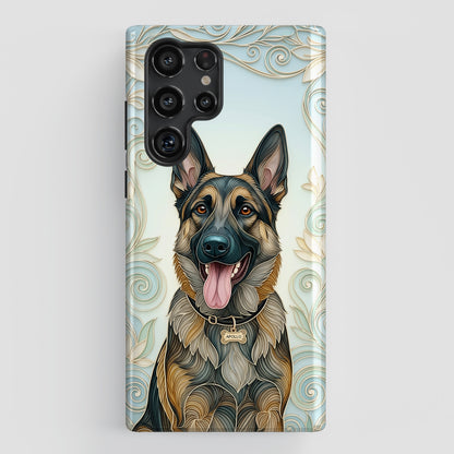 The Elegant Filigree – Custom Pet Portrait Phone Case for Galaxy S series Phones