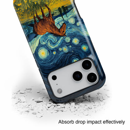 Starry Night Stallion Design iPhone Case