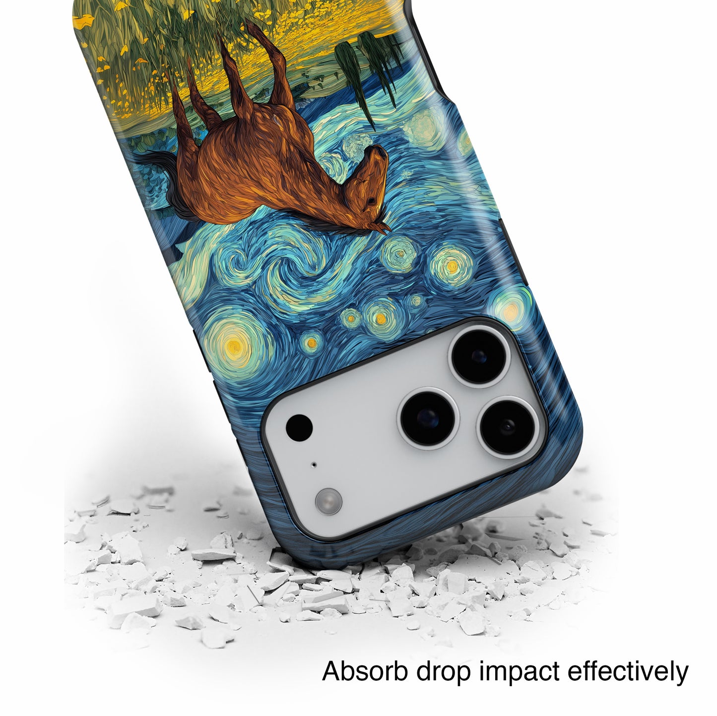 Starry Night Stallion Design iPhone Case