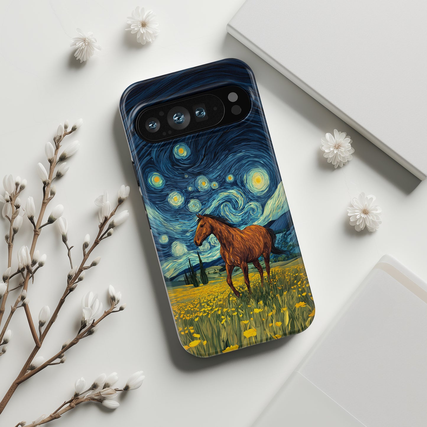 Prairie Nocturne Design Phone Case for Google Pixel