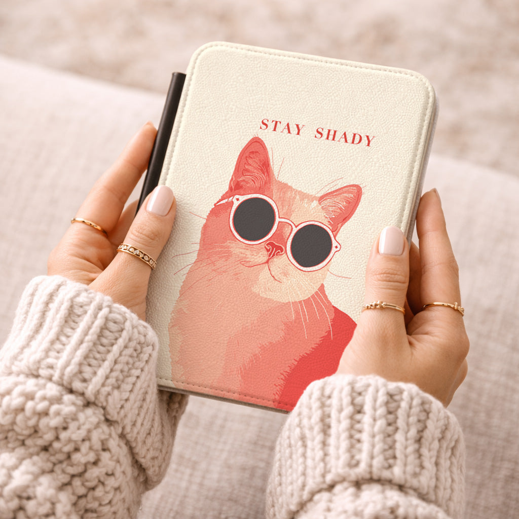 Stay Shady – Pop-Art Feline Kindle Case