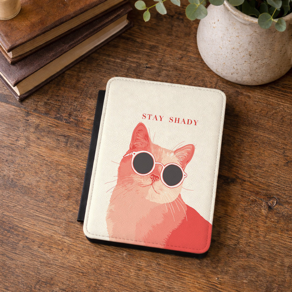 Stay Shady – Pop-Art Feline Kindle Case