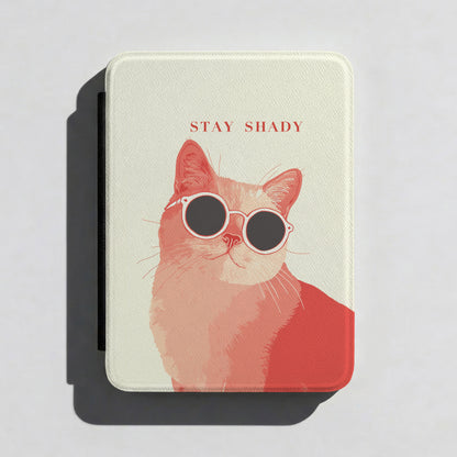 Stay Shady – Pop-Art Feline Kindle Case