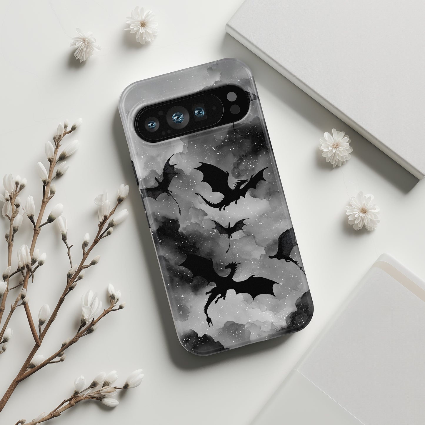 Storm of Dragons Design Phone Case for Google Pixel
