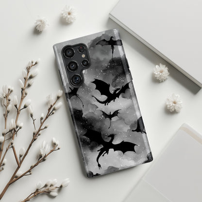 Storm of Dragons Design Phone Case for Galaxy S series Phones