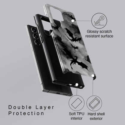 Storm of Dragons Design Phone Case for Galaxy S series Phones