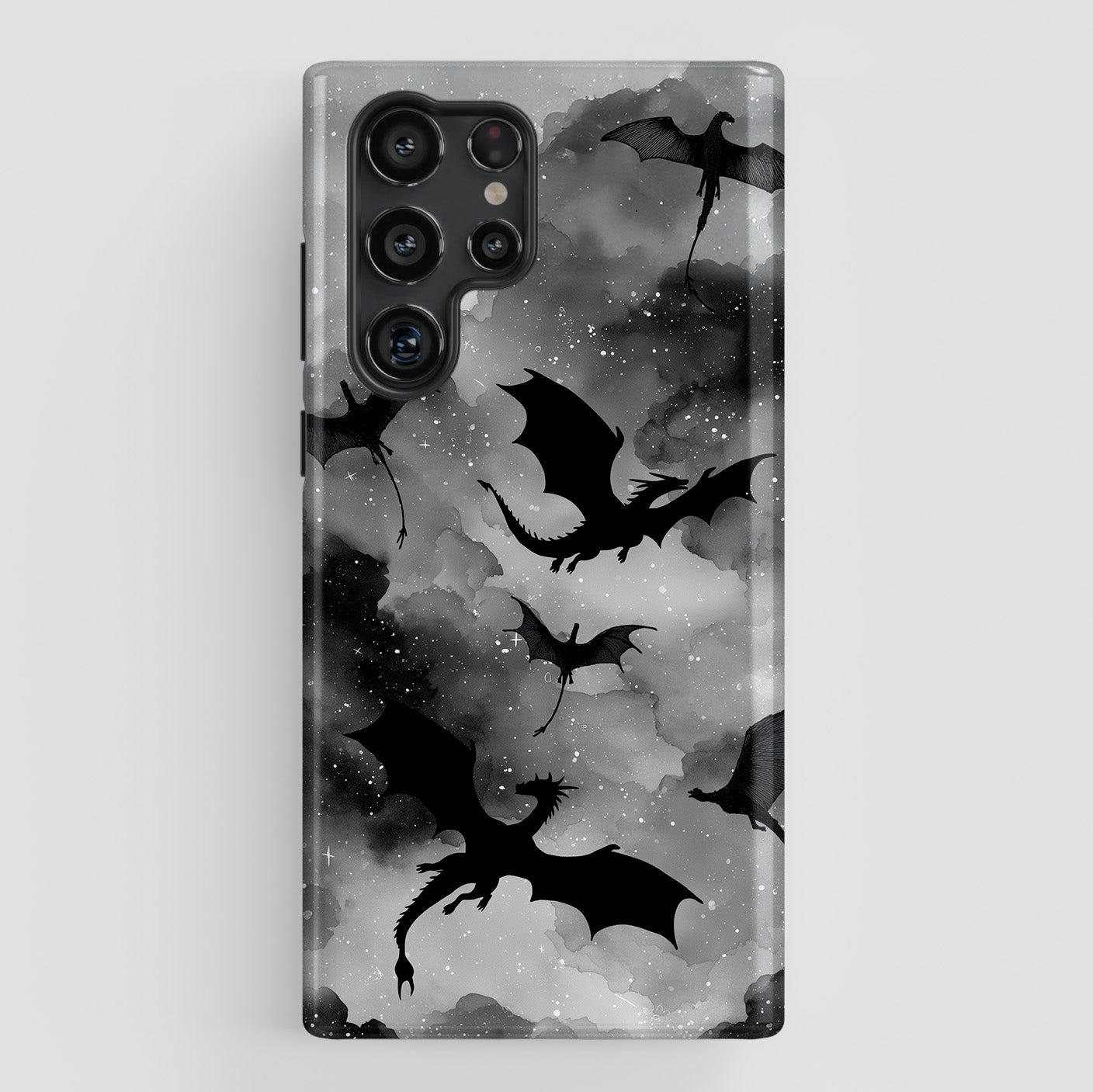 Storm of Dragons Design Phone Case for Galaxy S series Phones