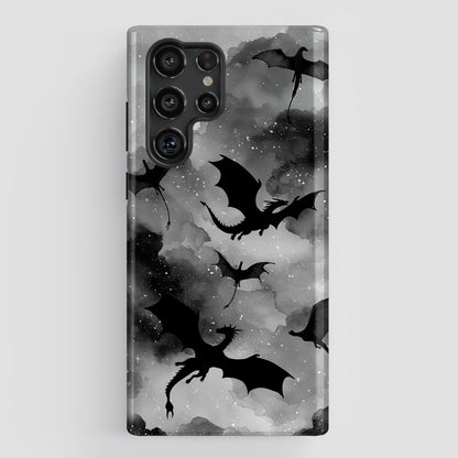 Storm of Dragons Design Phone Case for Galaxy S series Phones