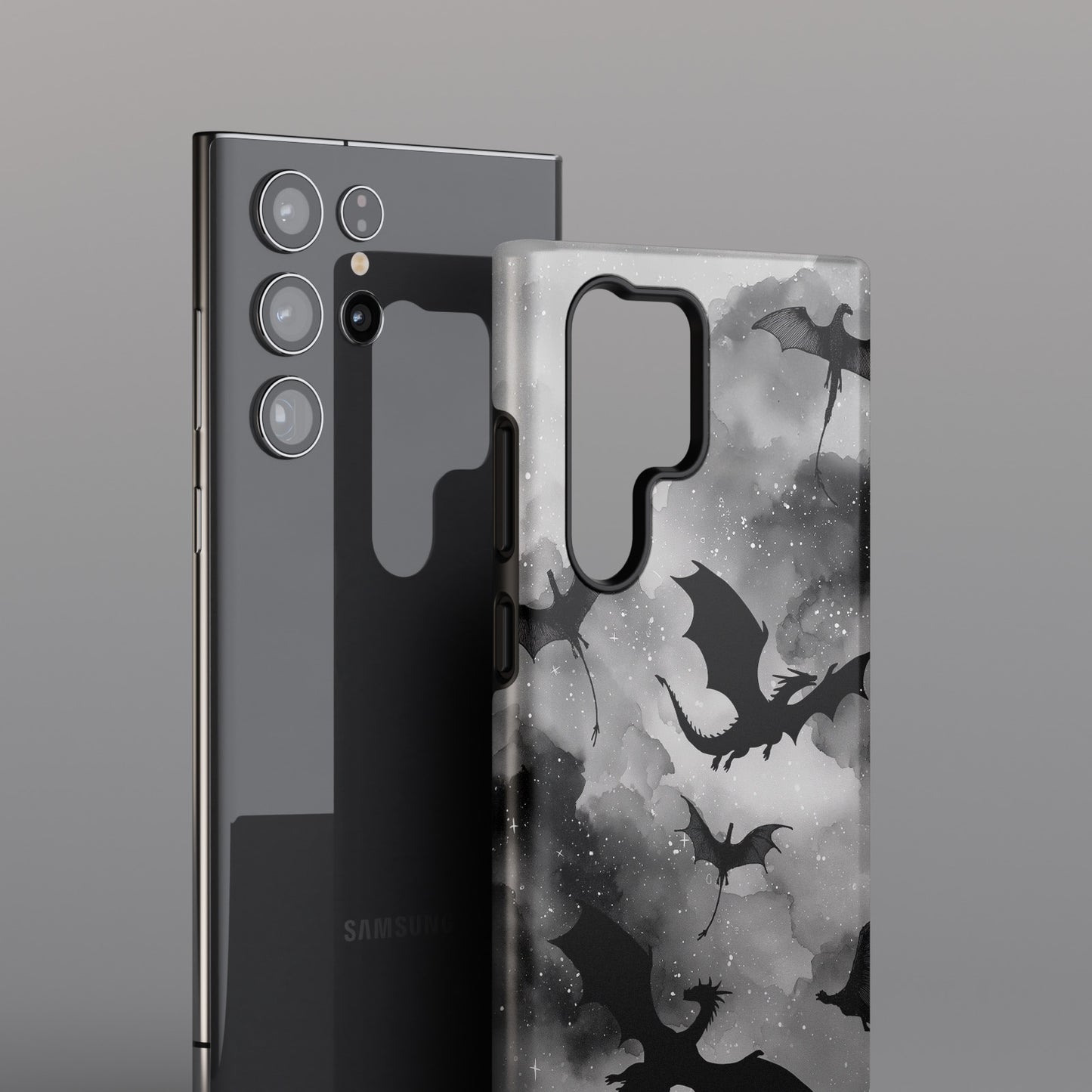Storm of Dragons Design Phone Case for Galaxy S series Phones