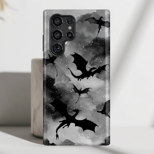 Storm of Dragons Design Phone Case for Galaxy S series Phones