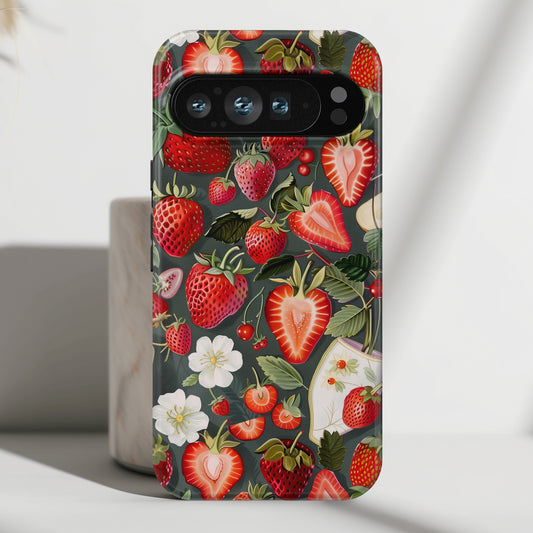 Strawberry Pattern Design Phone Case for Google Pixel